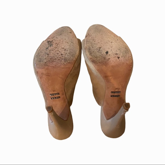 Herve Leger Suede Pax Heels Size 39 - Picture 6 of 6